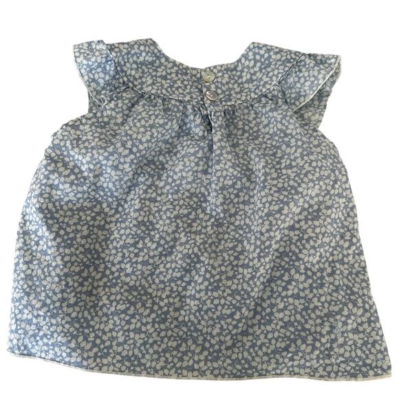 Chase n Sky Hawaii Blue Leaf Print Top - Size 2T - Picture 1 of 4